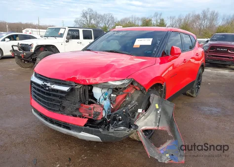 2021 Chevrolet Blazer Awd 2Lt из США, поврежденный, VIN 3GNKBHRS1MS582976